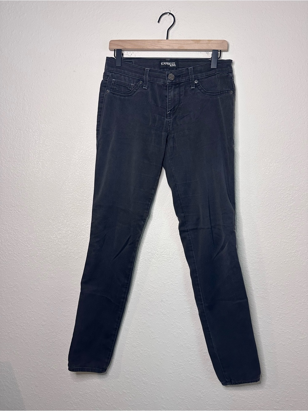 Express Stella Black Skinny Jean Legging Size 6